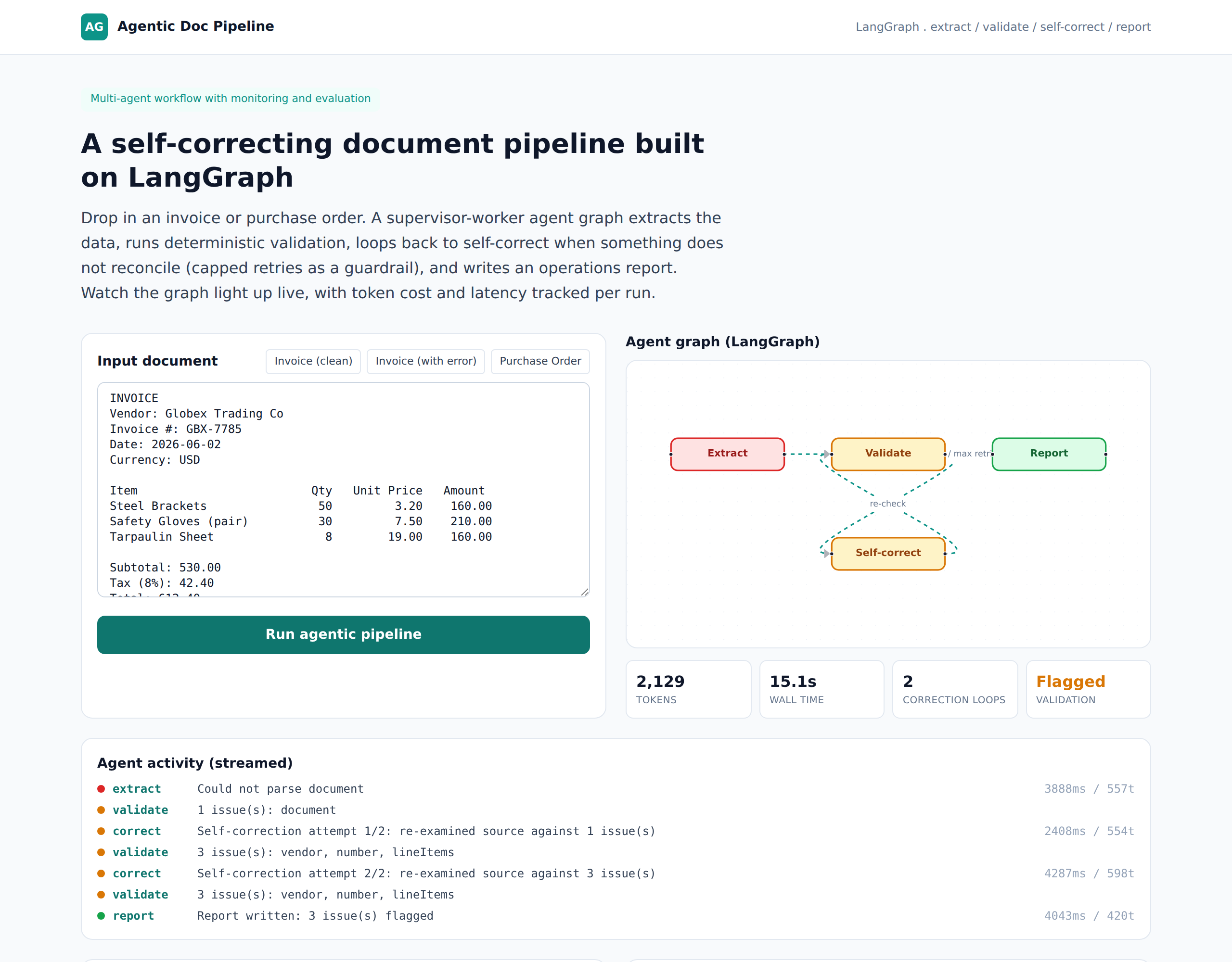 Agentic Document Pipeline